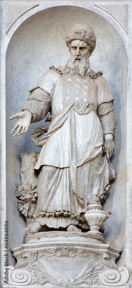 Venice - prophet Aron in church Santa Maria del Rosario