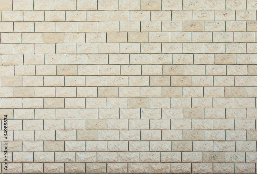 Horizontal brick wall background image