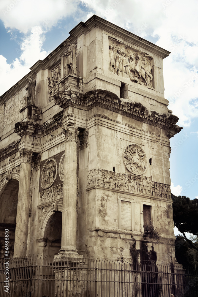 The Arch of Constantine near Colosseum, Rome The Arch of Constantine near Colosseum, Rome