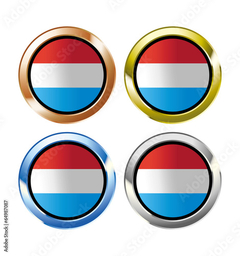 Luxembourg flag button Free Download Luxembourg flag button - GFXLoad