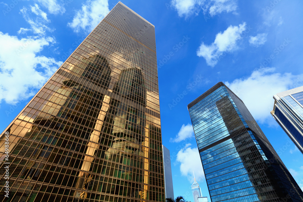 Fototapeta premium Hong Kong office building