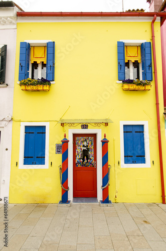 Yellow house in Burano