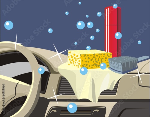 car interior wash and clean