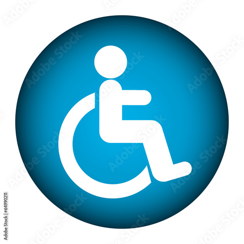 Disabled icon sign