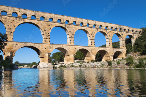 Stampa su tela Pont du Gard