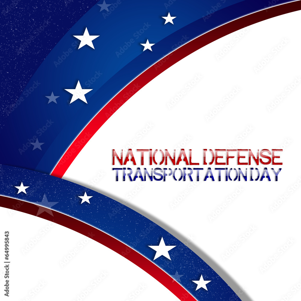 Fototapeta National Defense Transportation Day