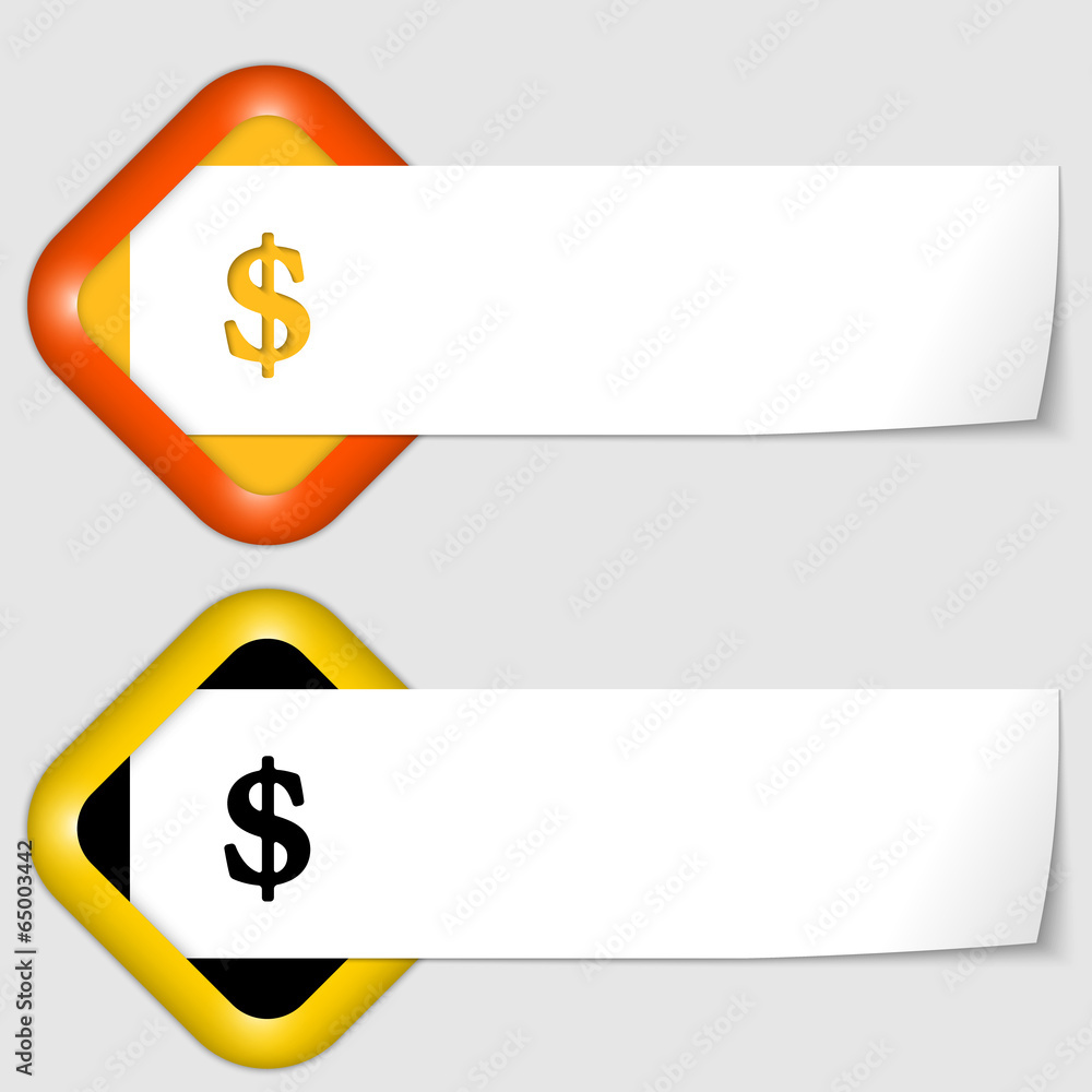 set of two icons with paper on note and dollar sign set of two icons with paper on note and dollar sign