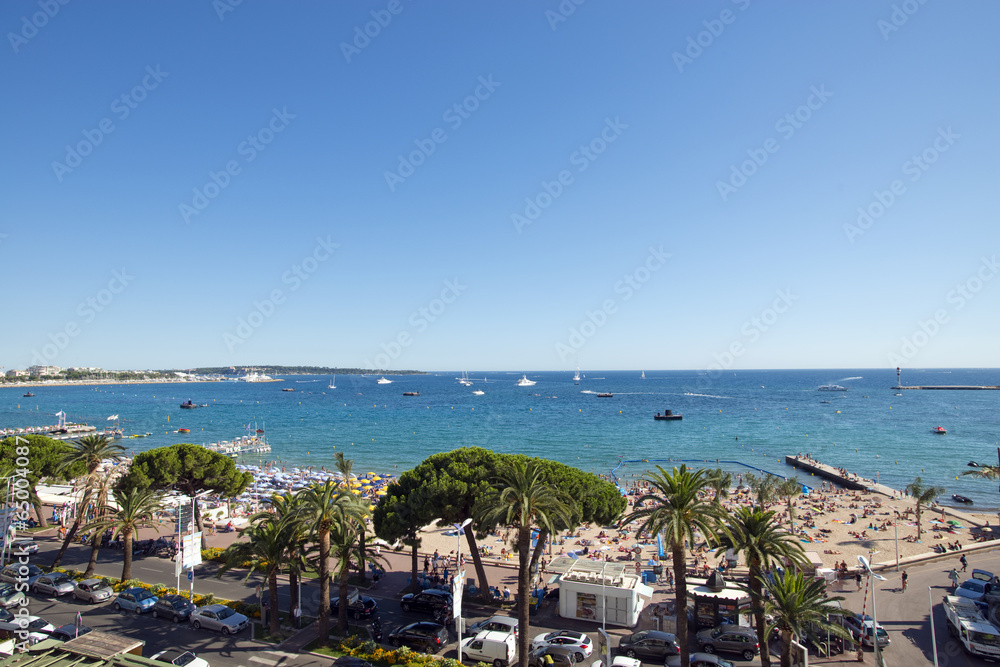 The bay of cannes