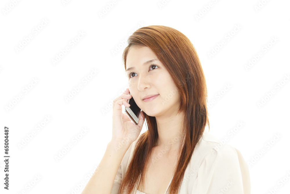 笑顔の女性 笑顔の女性