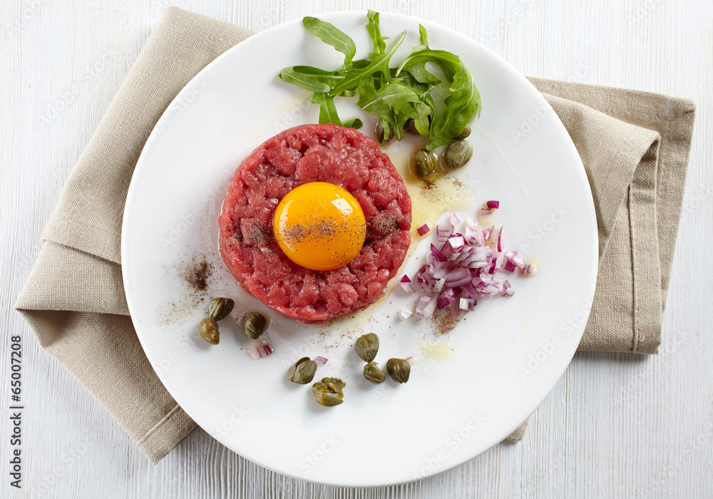 fresh beef tartare