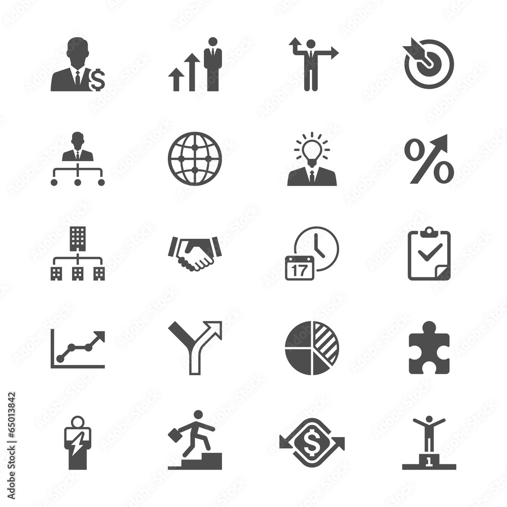 Business flat icons Business flat icons