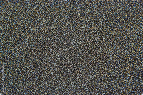 Black sesame seeds in close up shot photo