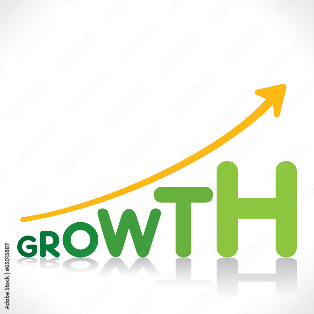 creative business growth word graph concept vector creative business growth word graph concept vector