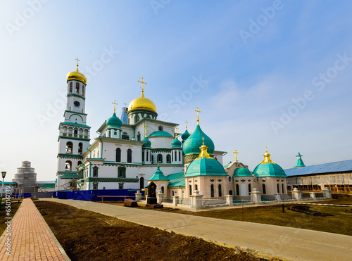 New Jerusalem Monastery in Moscow, Russia. Landmark and shrine.