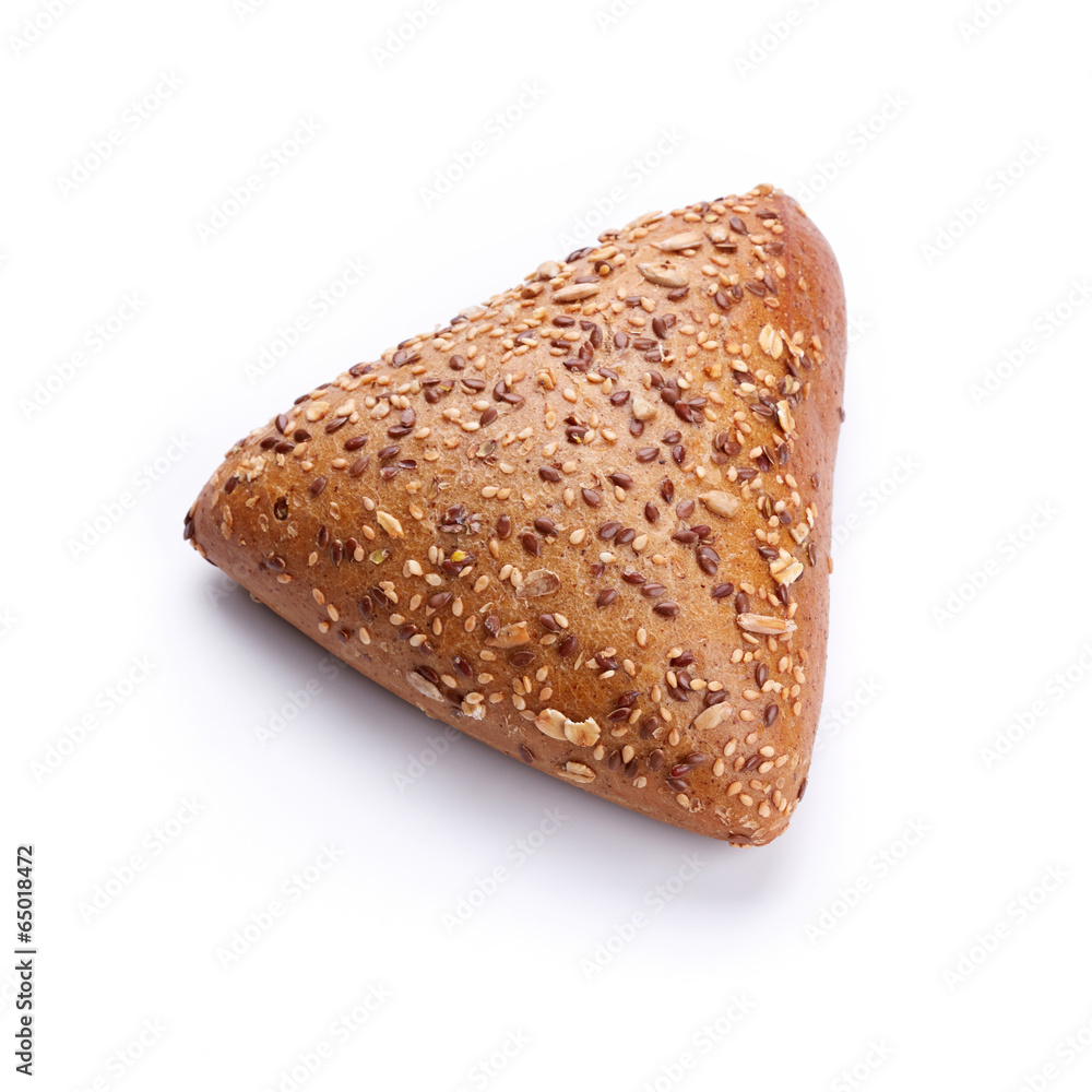 Sandwich bun isolated on white background Sandwich bun isolated on white background