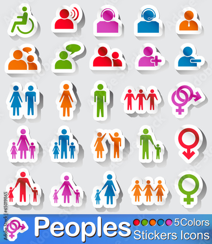 peoples icon and buttons
