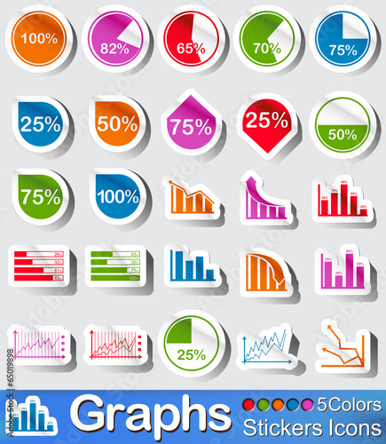 Graphs  Buttons and icons