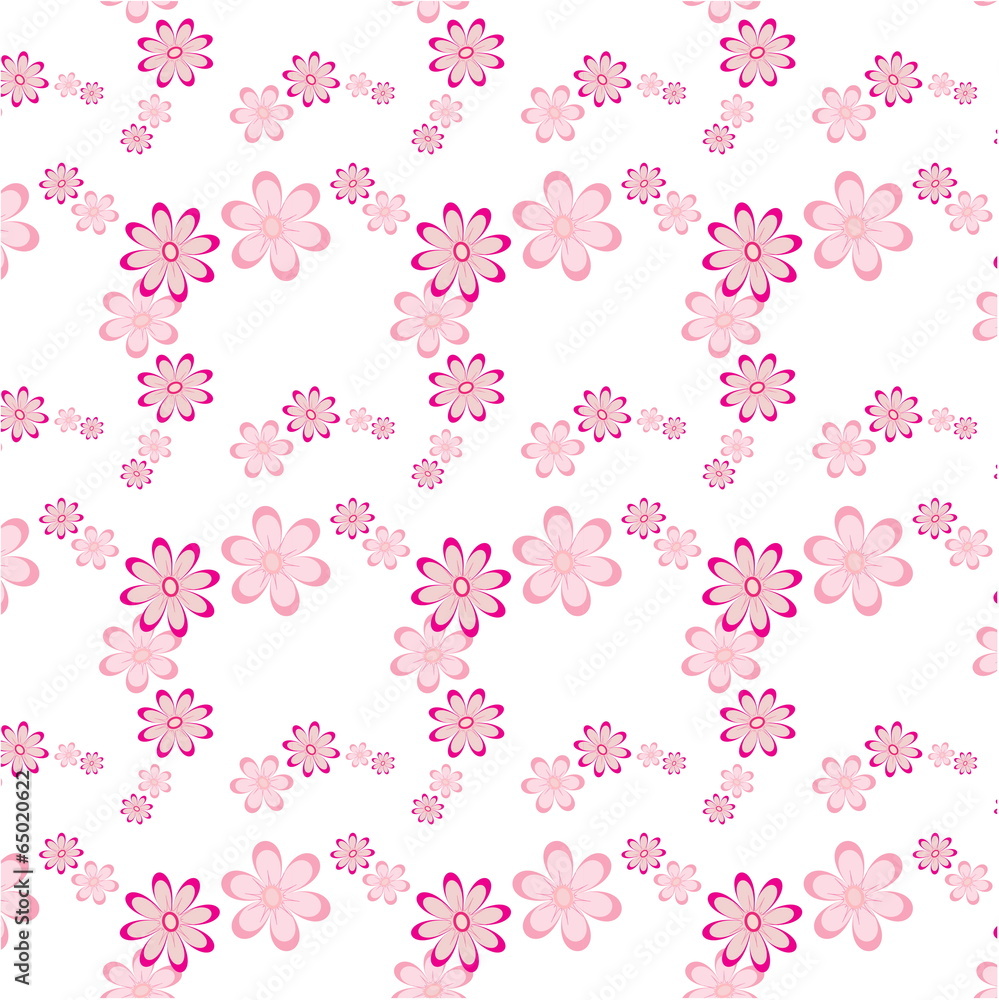Seamless Floral Patterns Background