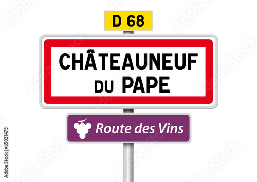 Route des vins - Château-Neuf-du-Pape