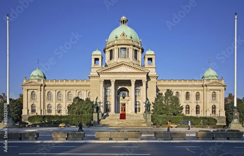 House of the National Assembly in Belgrade. Serbia © Andrey Shevchenko