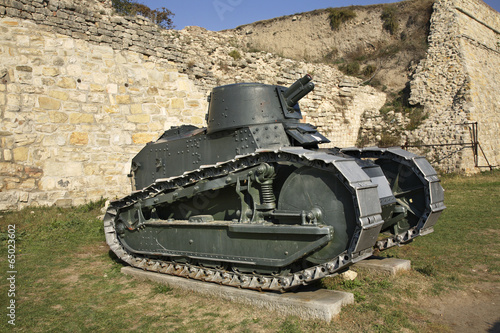 Tankette in Kalemegdan. Serbia