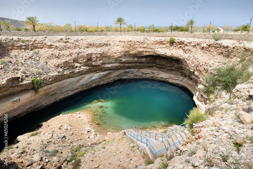 Sinkhole Bimmah Oman photo