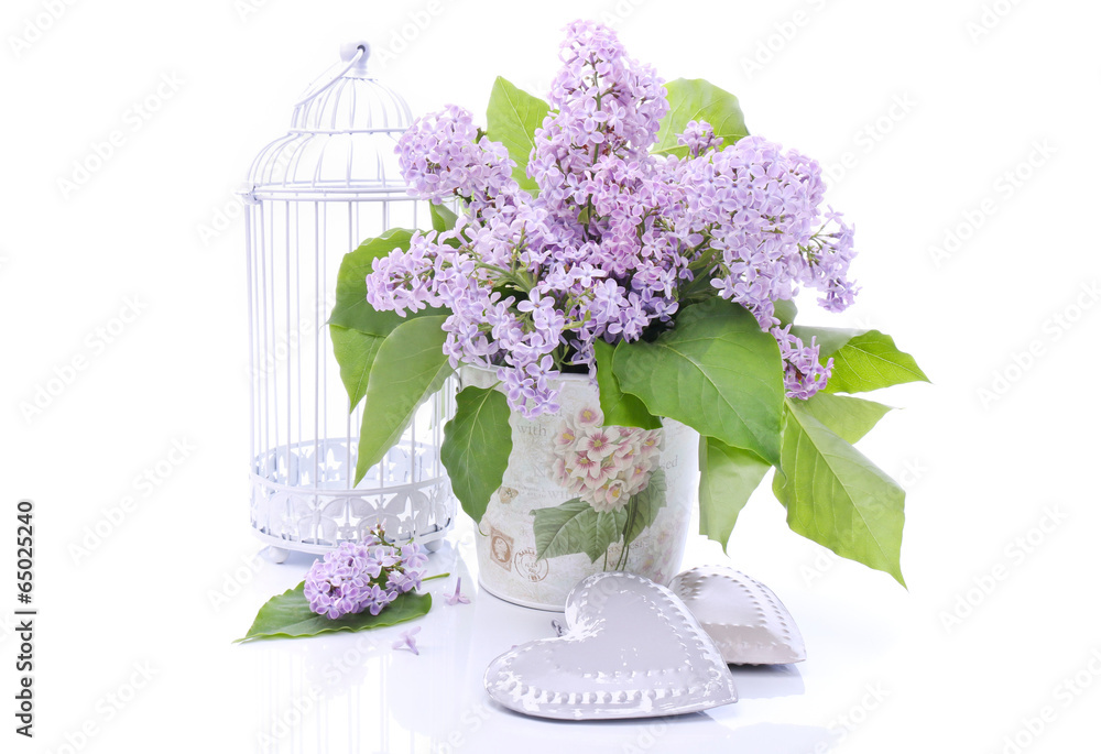 Obraz premium Beautiful decoration with bouquet of flowers