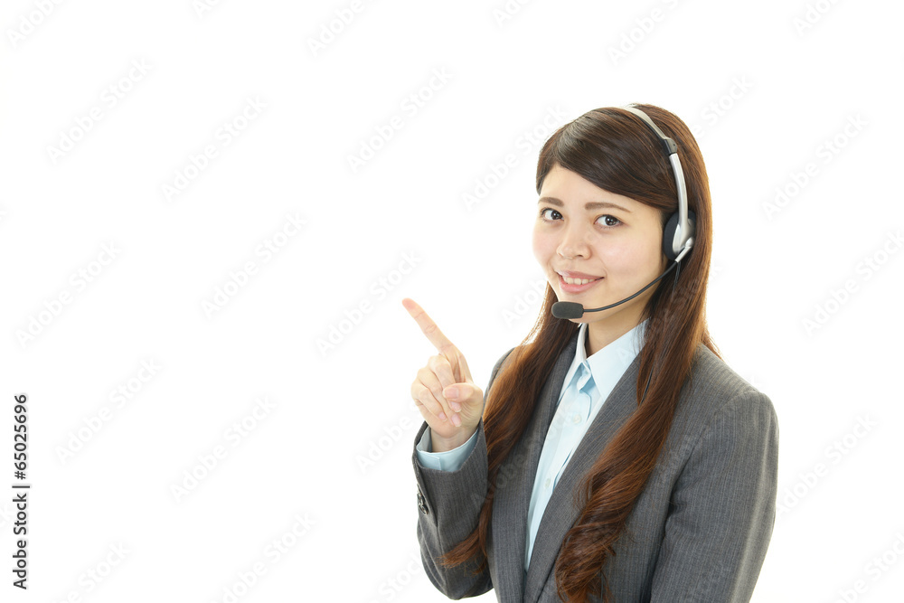 笑顔のオペレーター 笑顔のオペレーター