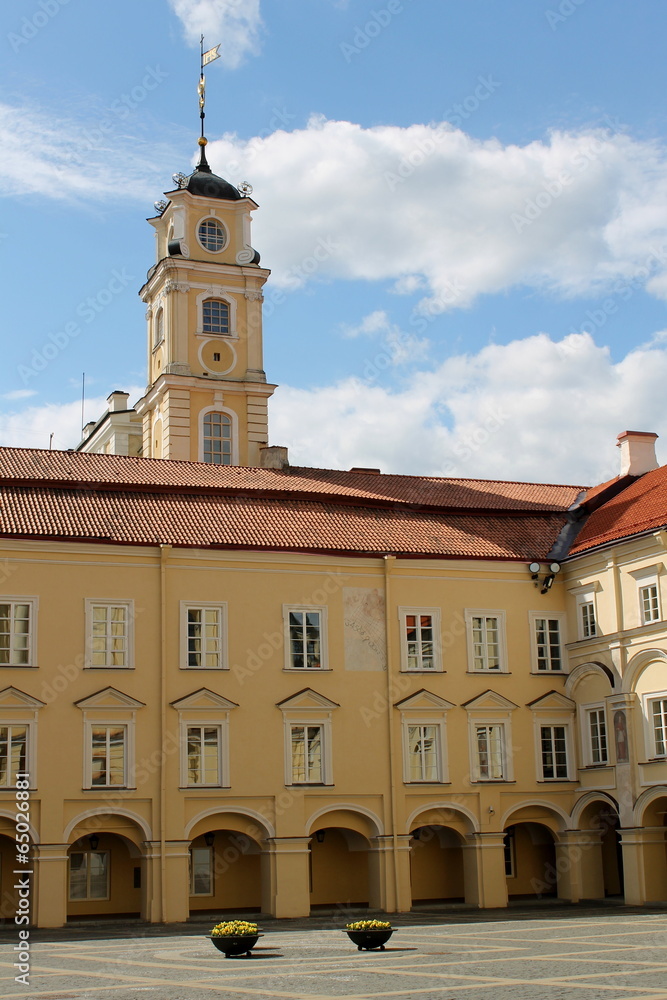 Vilnius University Courtyard and Tower