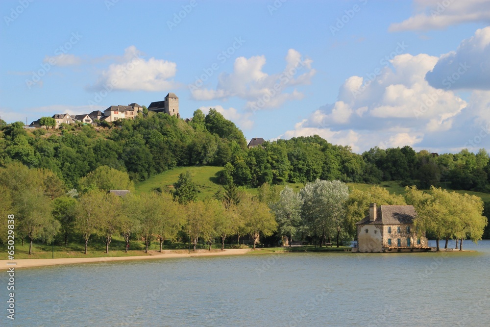 Fototapeta premium Le lac du Causse.(Corrèze)