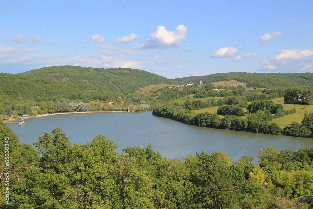Le lac du Causse.(Corrèze)