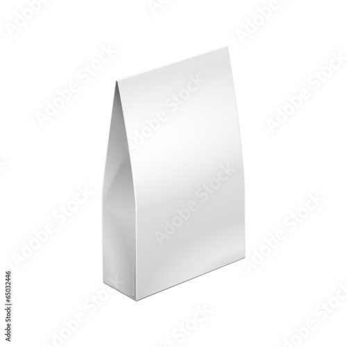 Paper Bag Package Of Coffee, Salt, Sugar, Pepper, Spices