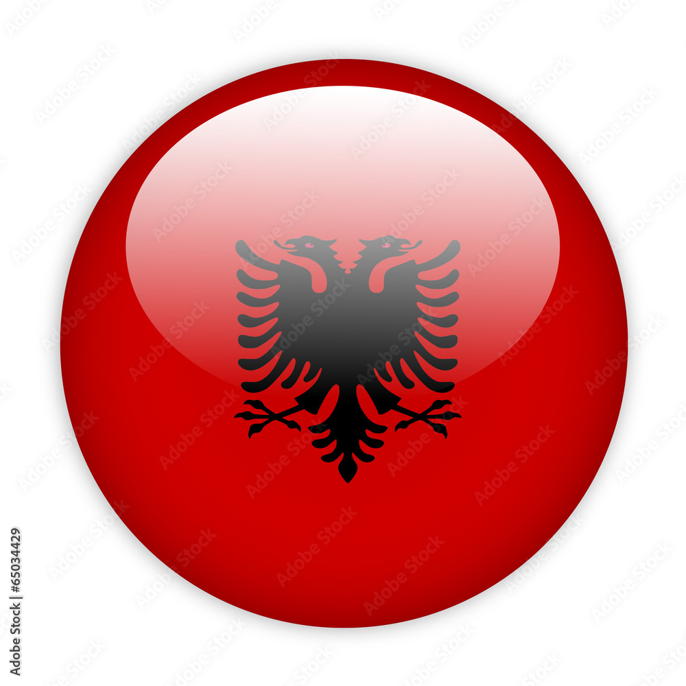 Albania flag button Albania flag button