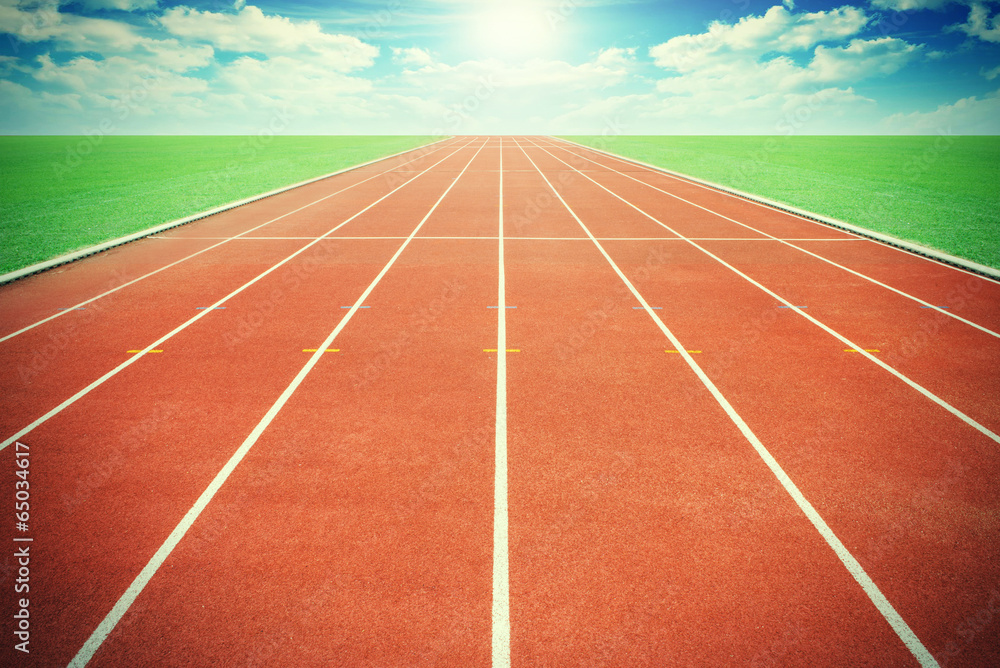 Fototapeta premium Running track