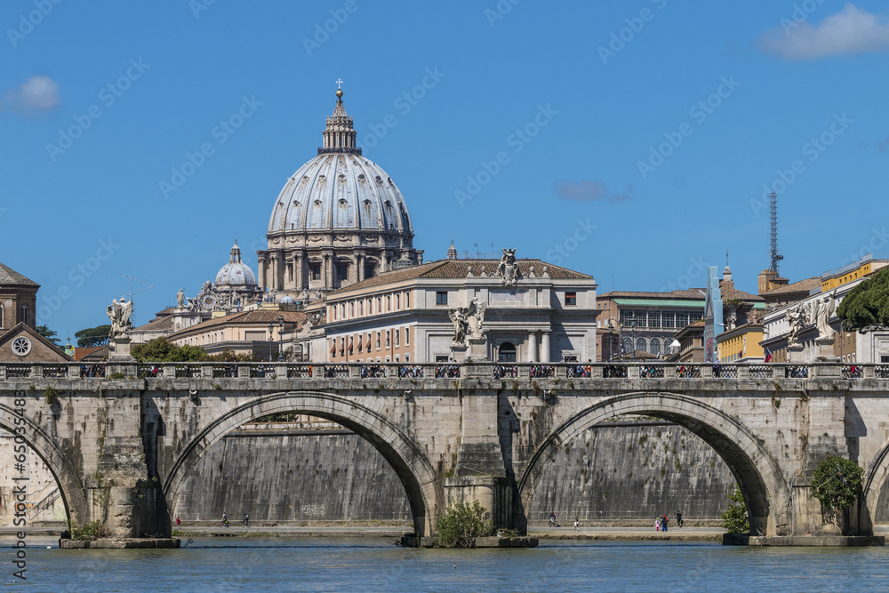 St. Peter's from the Tiber