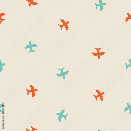 seamless background: plane