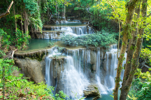 Fototapeta Naklejka Na Ścianę i Meble -  Waterfall in tropical forest