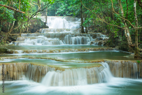 Waterfall in tropical forest © jakit17