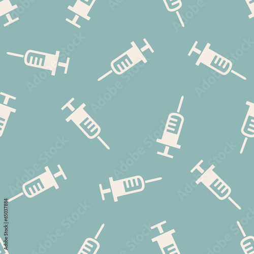 seamless background: syringe