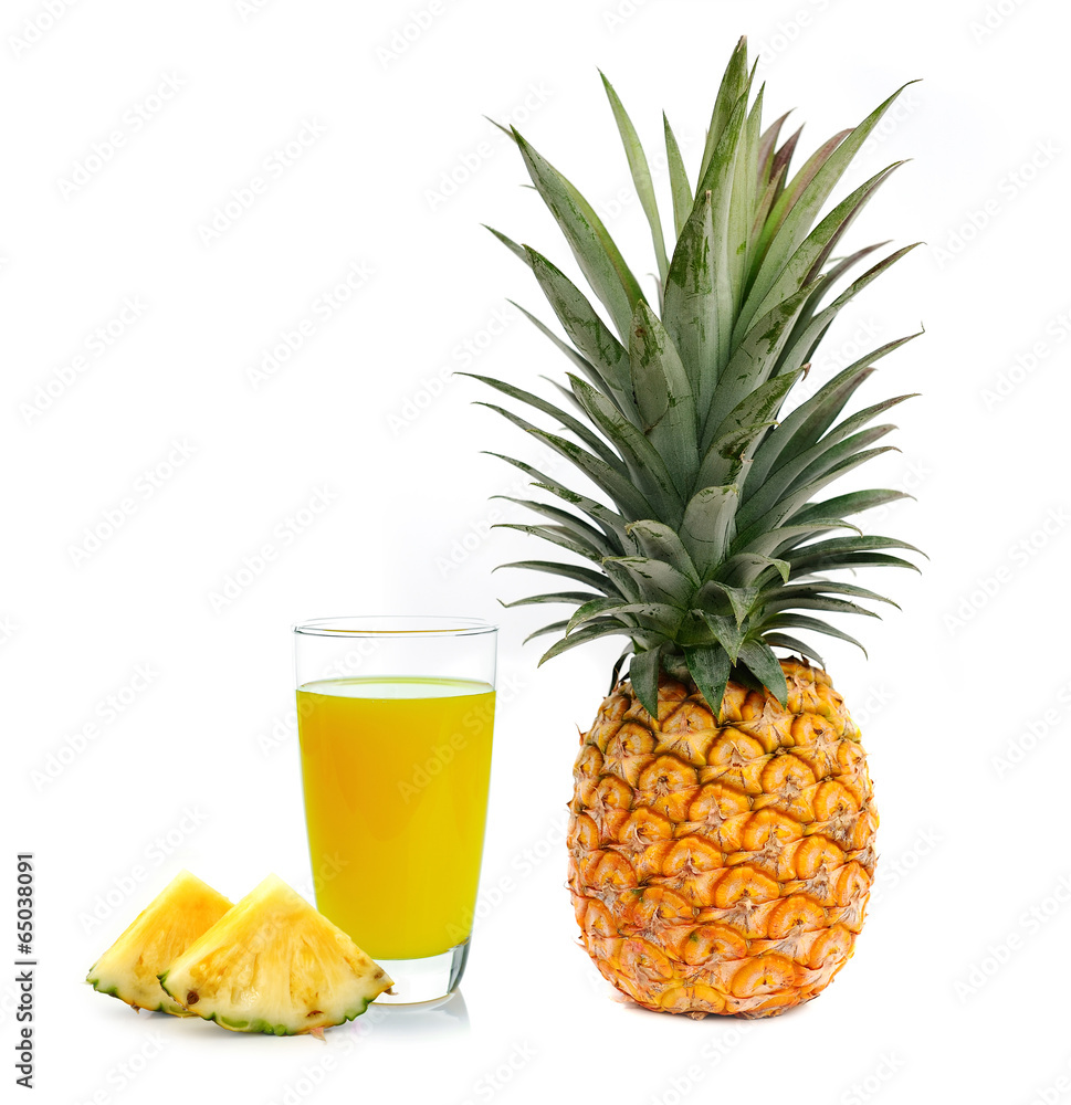 pineapple juice isolated on white background pineapple juice isolated on white background