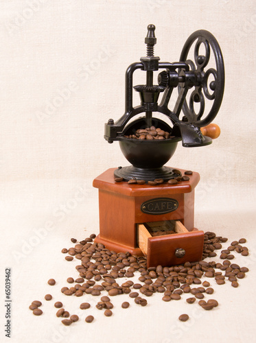 Coffee mill.