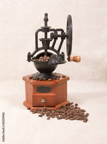 Coffee mill.