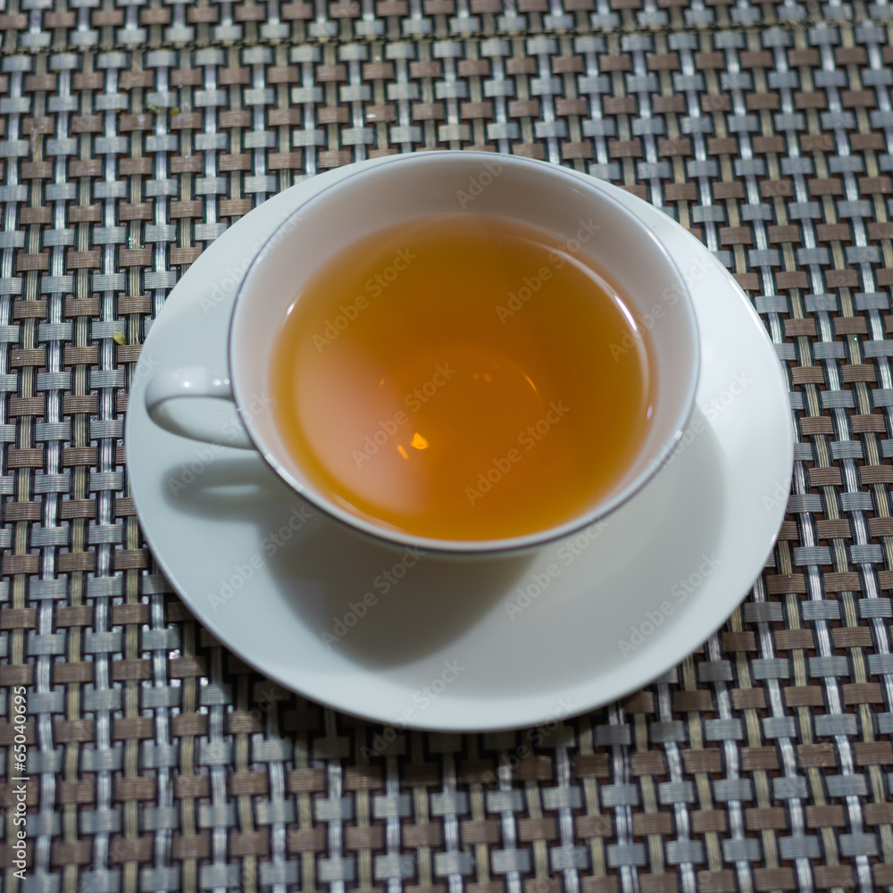 Cup of black tea on the table ready to drink. Cup of black tea on the table ready to drink.