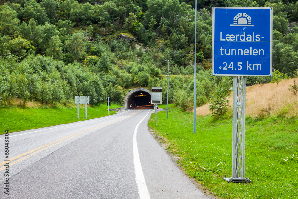Laerdal Tunnel in Norway - the longest road tunnel in the world