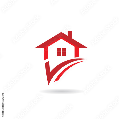 House check. Concept of selected house, choice, my option.