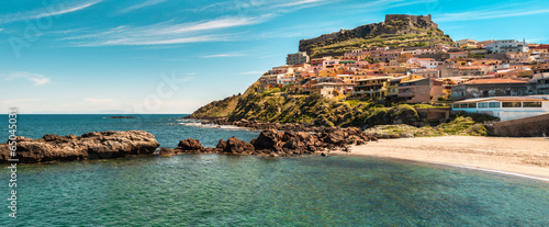 landscape of the beach near castelsardo