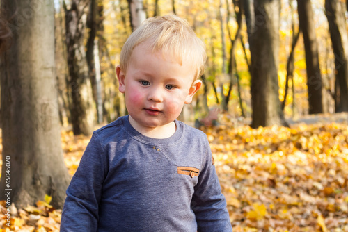 Boy in park