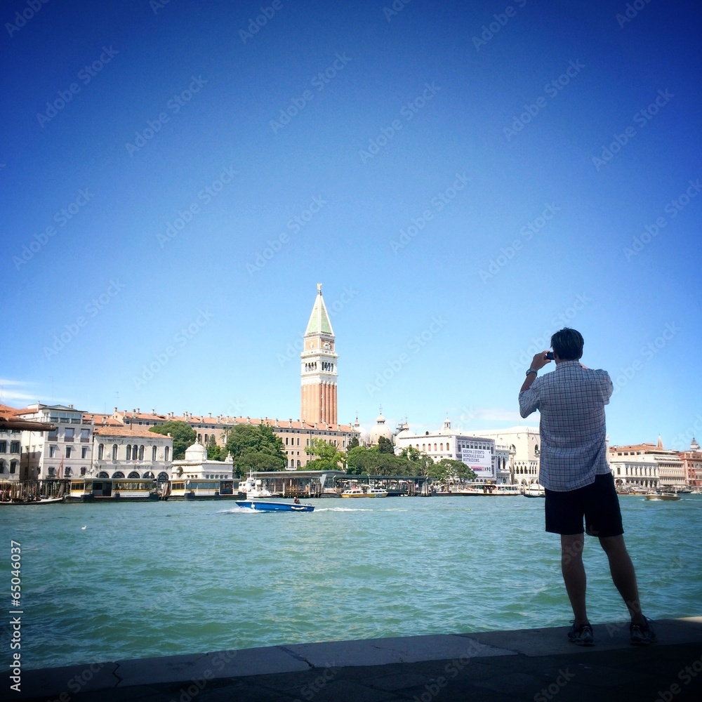Venice, young photographer