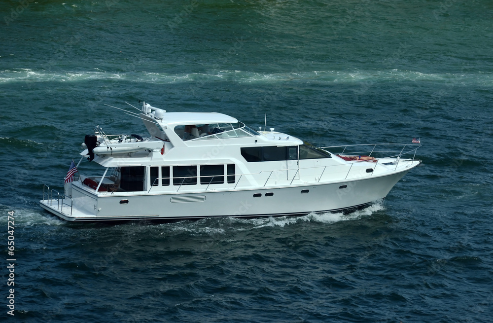 Luxury yacht on the Florida wayerways Luxury yacht on the Florida wayerways