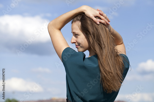 Young woman enjoying life